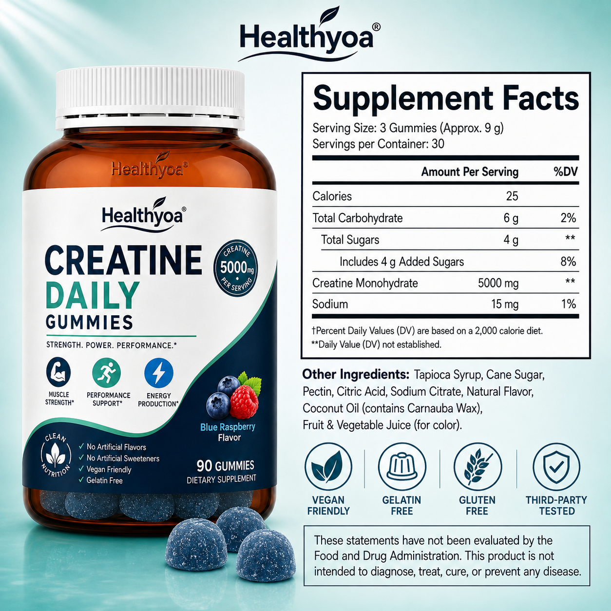 Creatine Daily Gummies