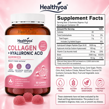 Collagen + Hyaluronic Acid Gummies