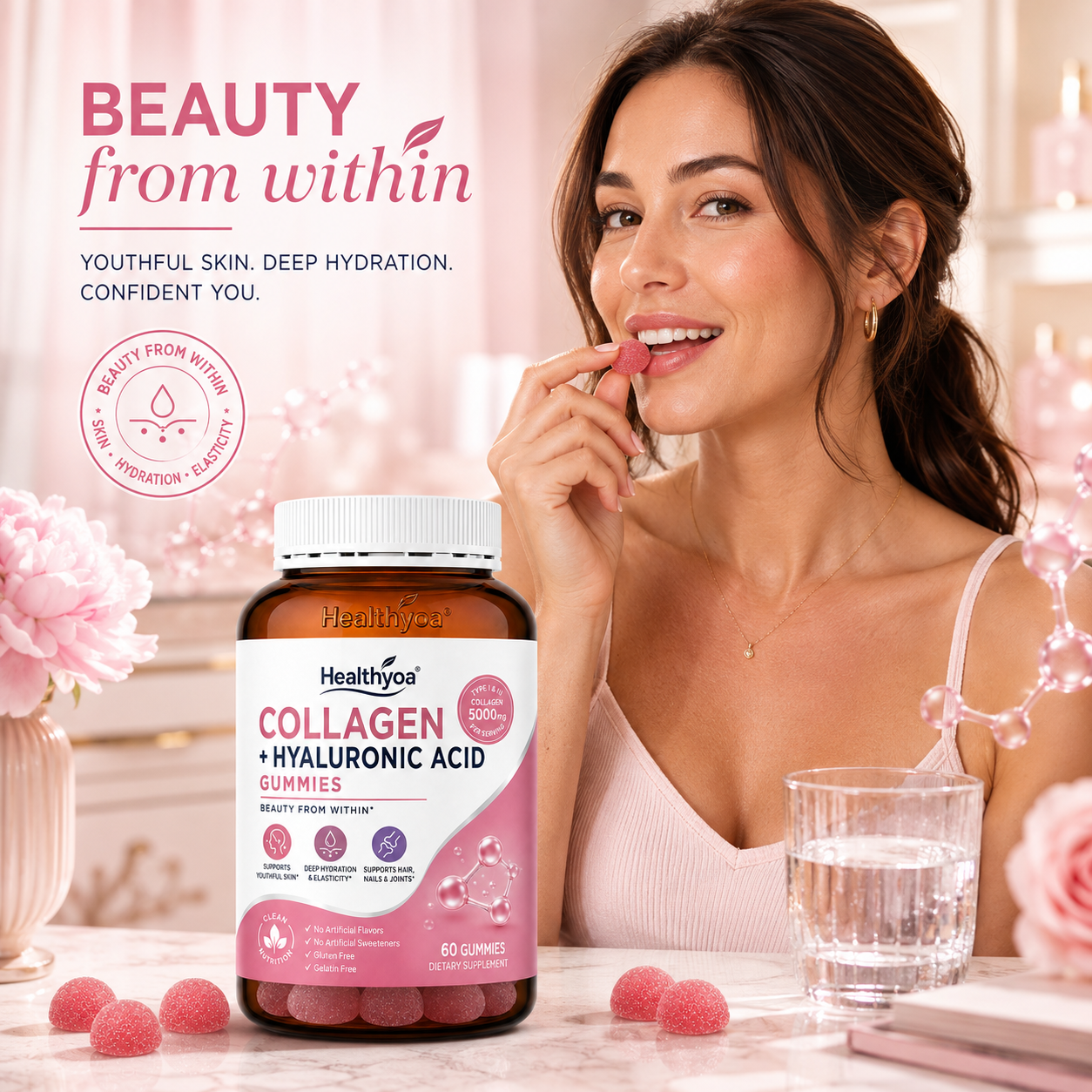 Collagen + Hyaluronic Acid Gummies