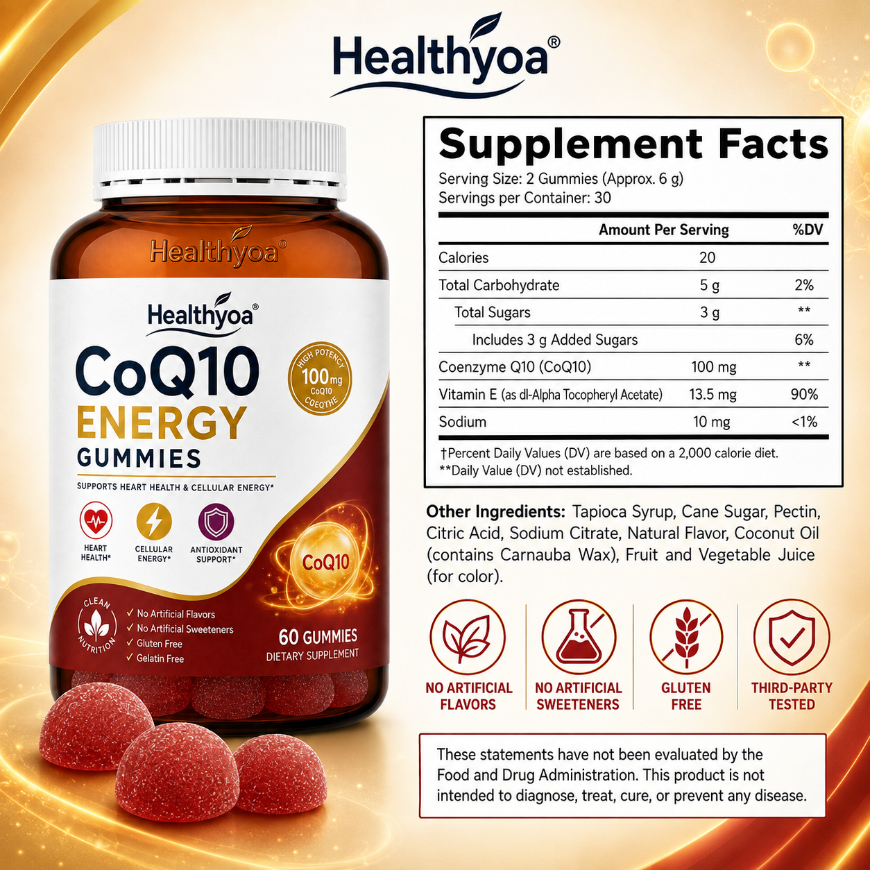 CoQ10 Energy Gummies