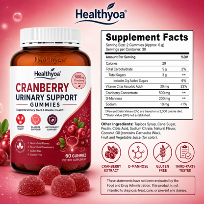 Cranberry Urinary Support Gummies