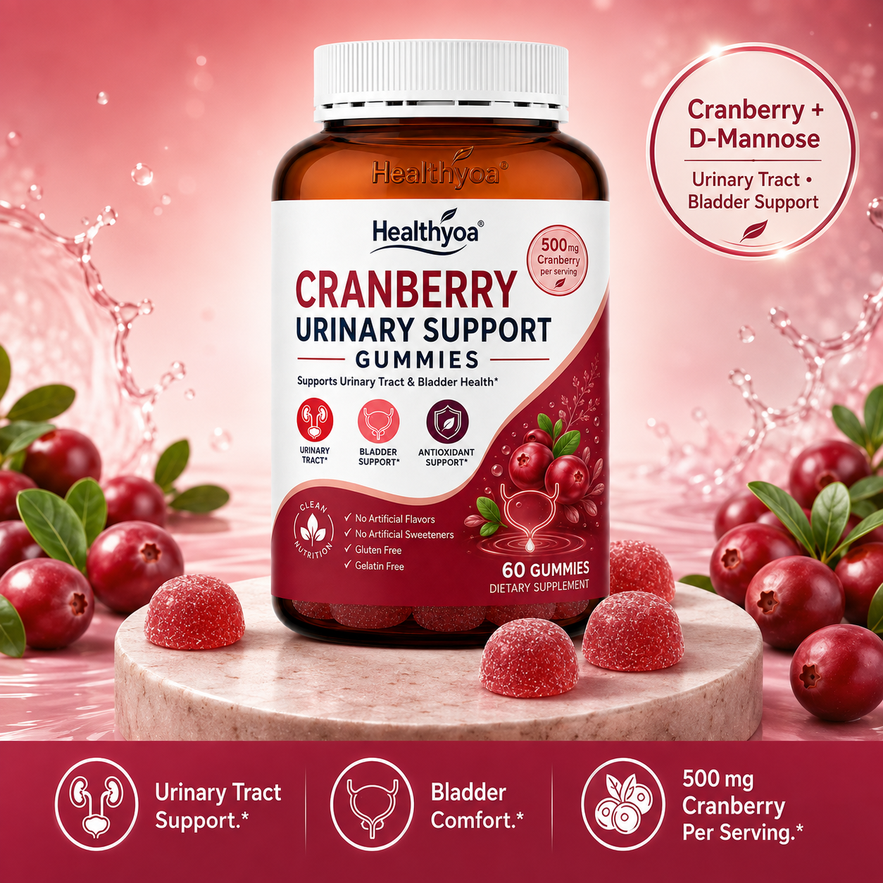 Cranberry Urinary Support Gummies