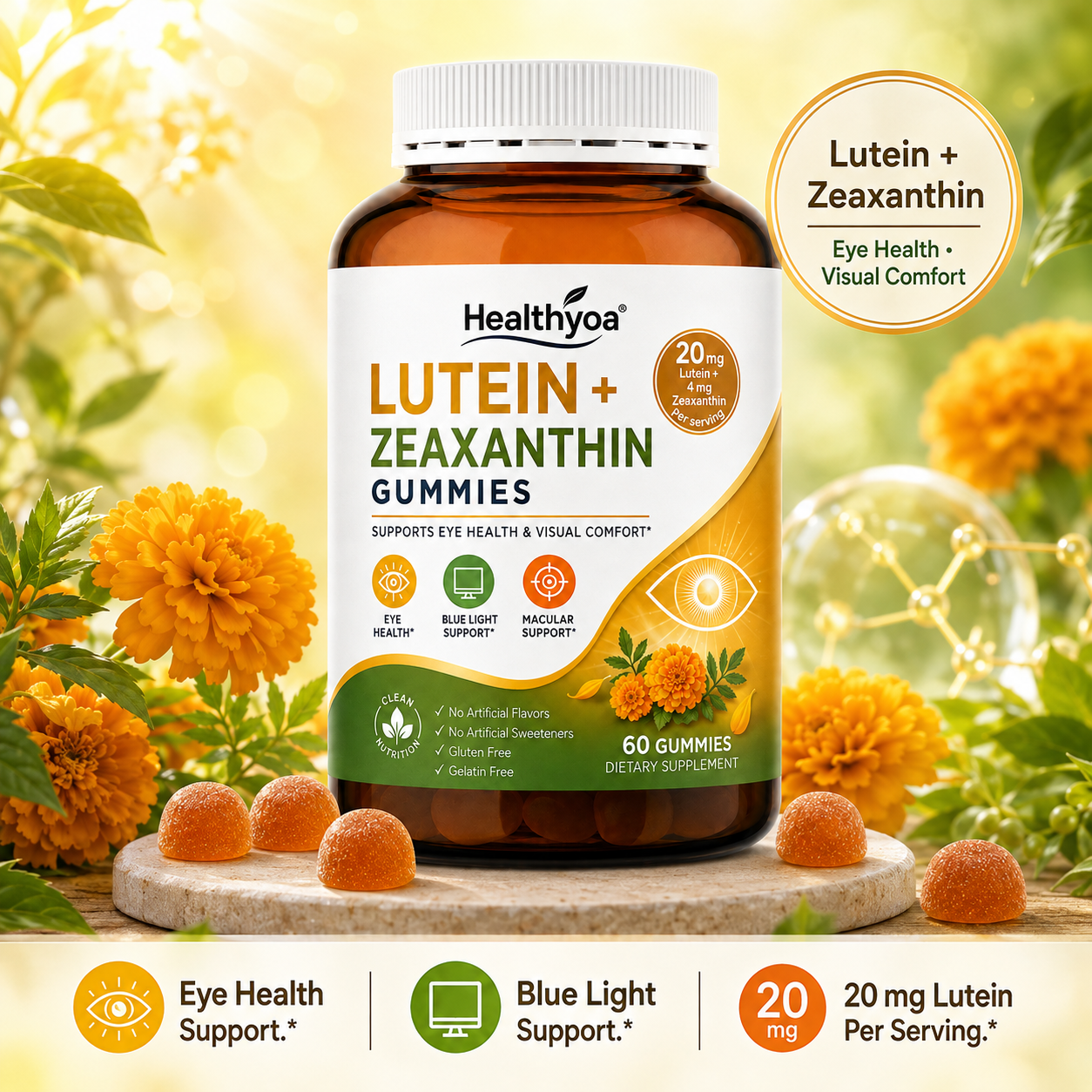 Lutein + Zeaxanthin Gummies